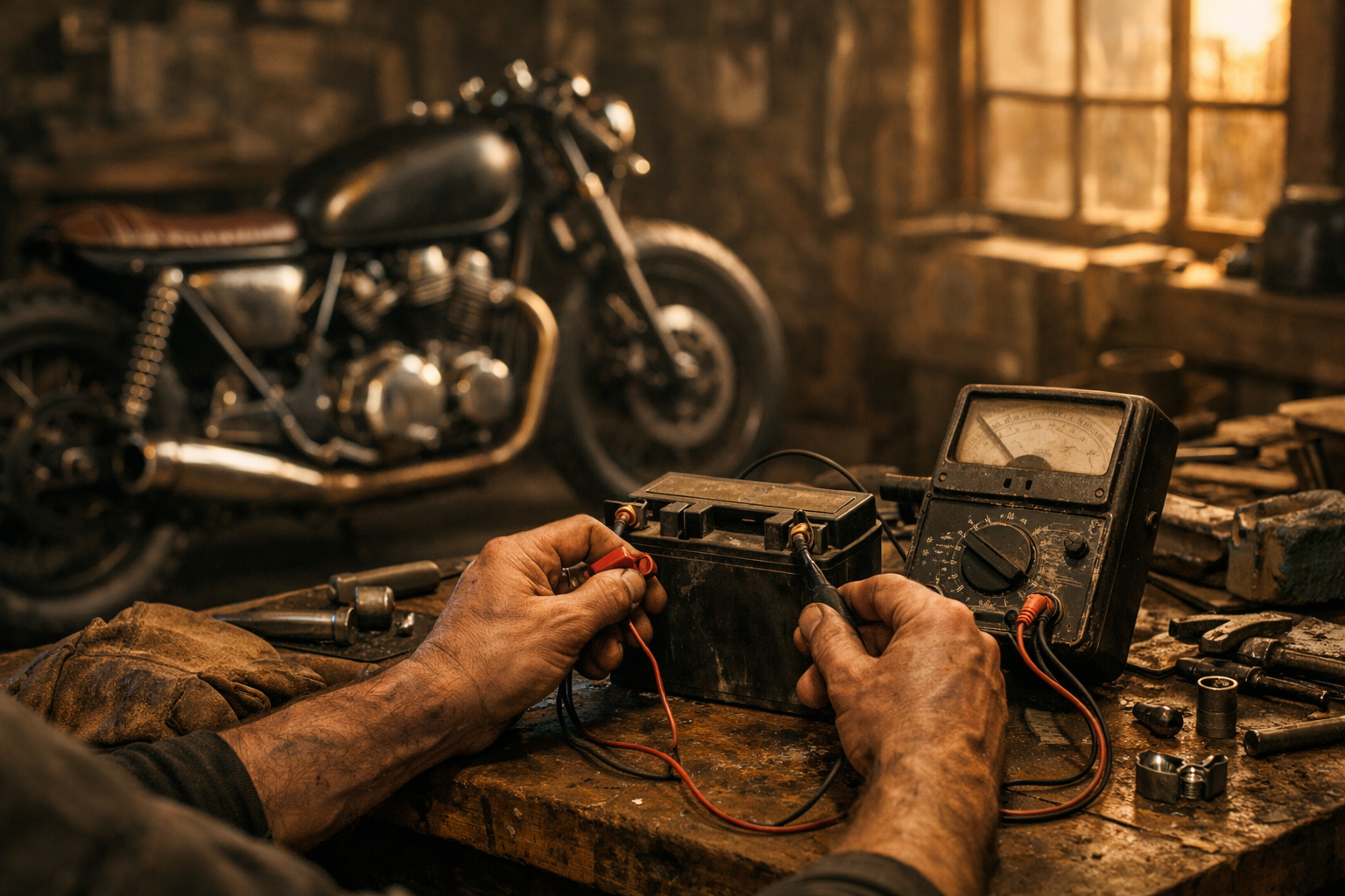 Batterie moto qui se décharge : comprendre, diagnostiquer et éviter la panne