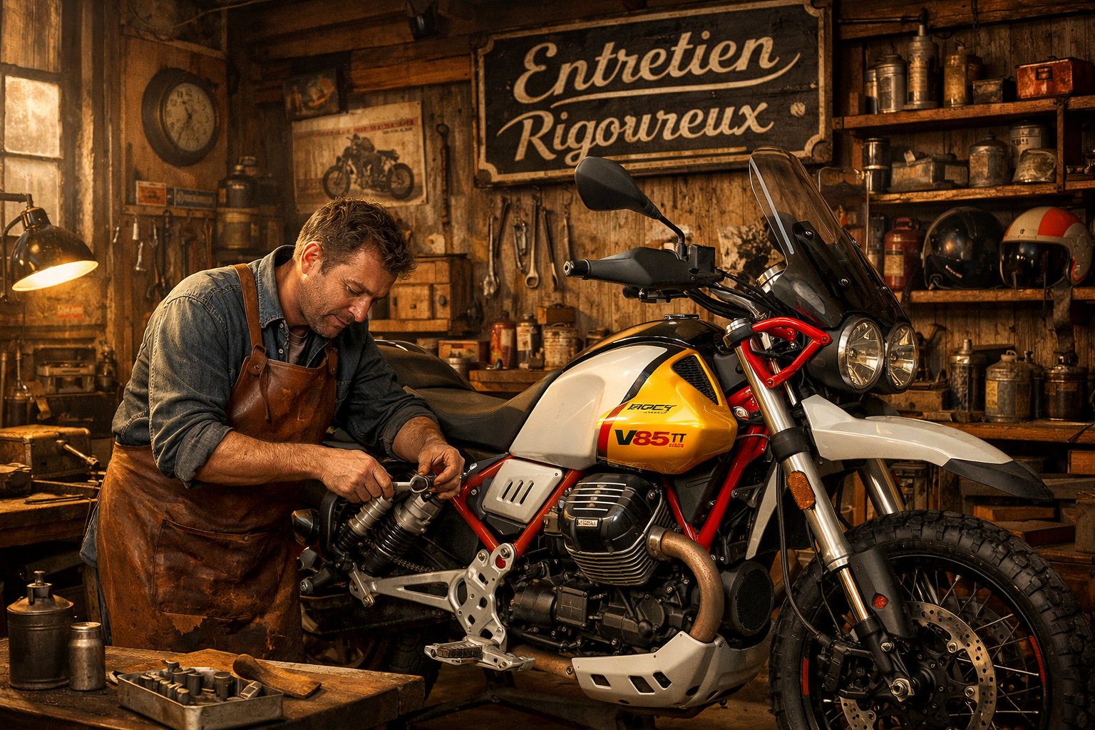Résoudre chaque problème de la Moto Guzzi V85 TT