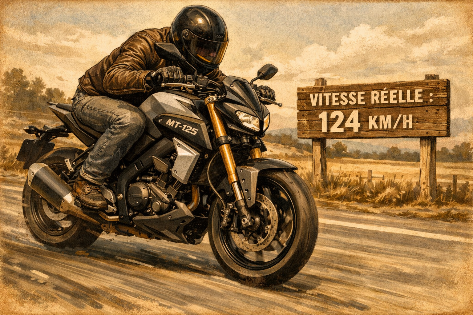 Analyse de la vitesse de la MT 125 : performances et GPS