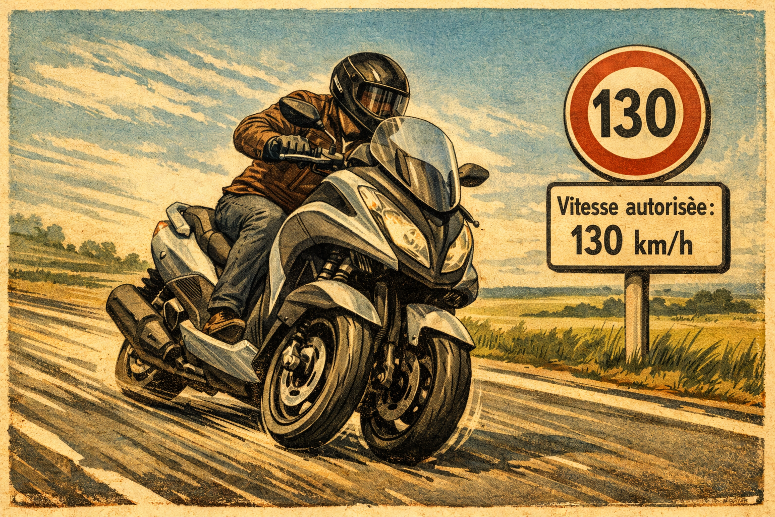 Vitesse réelle et performances du Yamaha Tricity 500