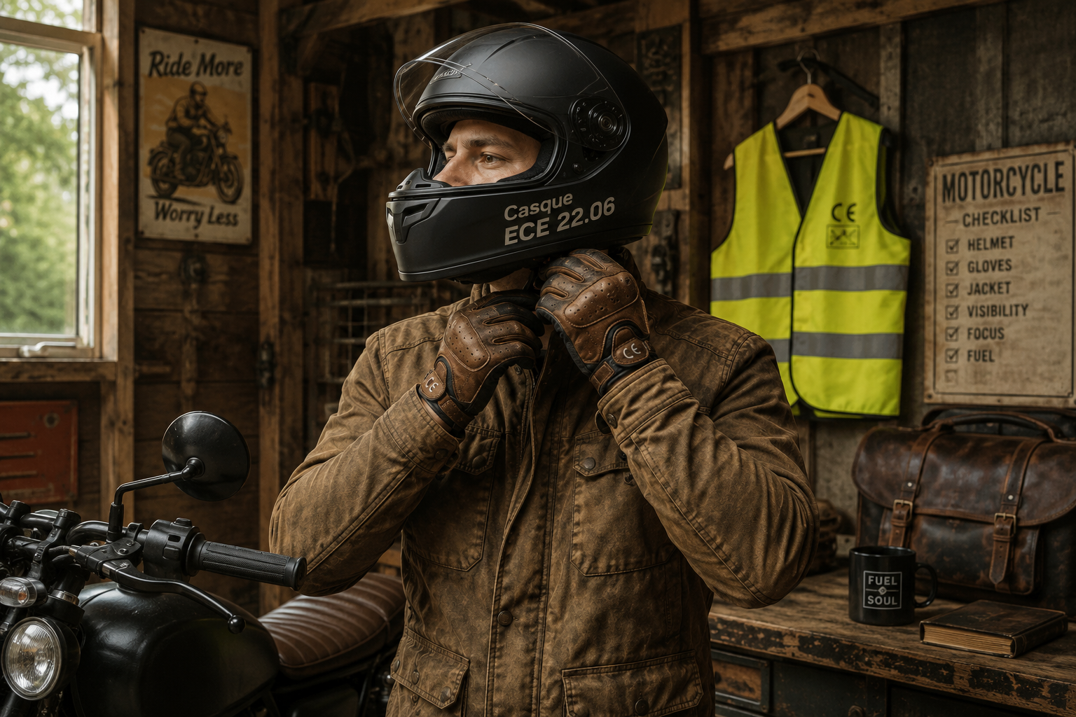 Équipement moto débutant obligatoire : les essentiels