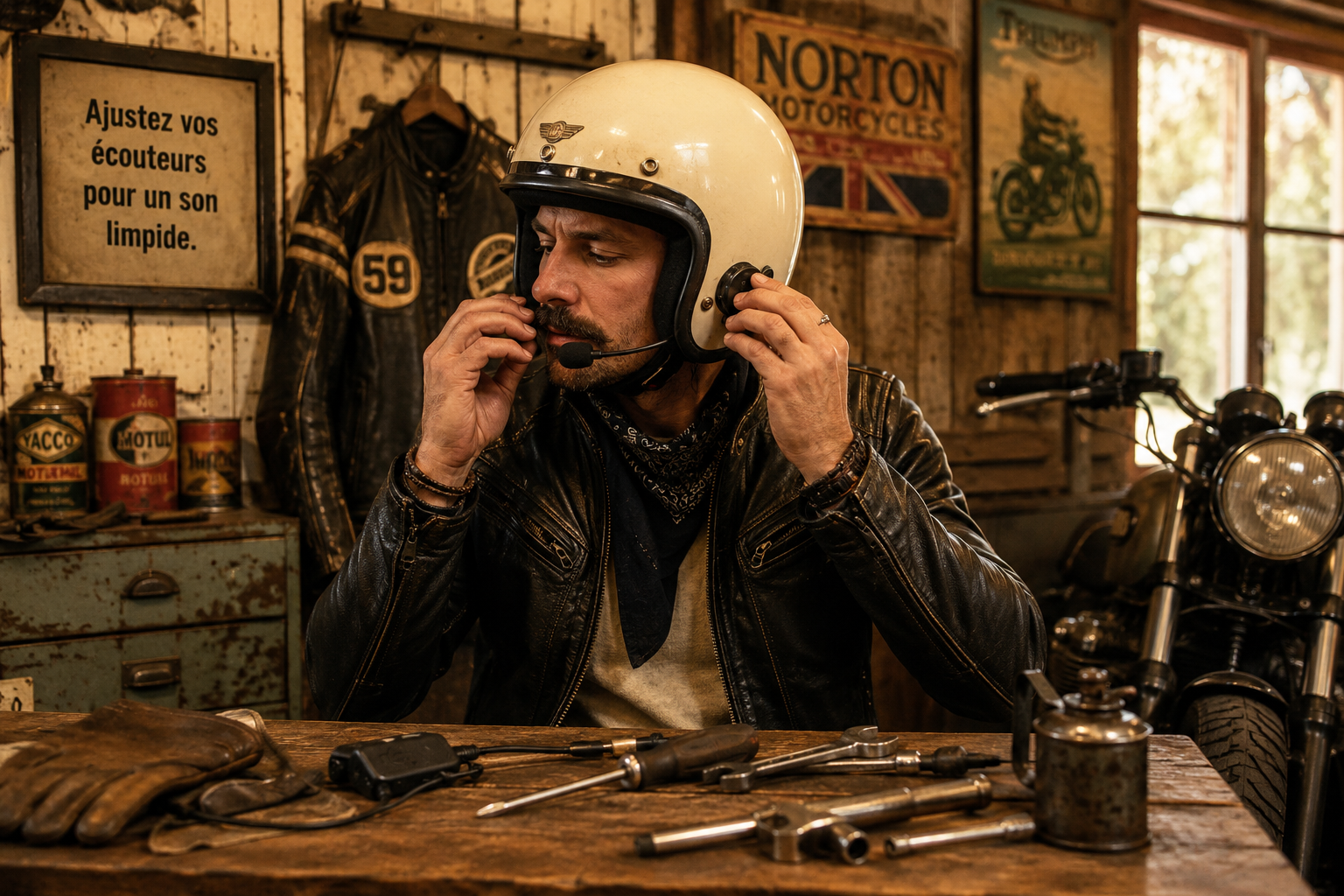 Intercom moto : grésillement et solution contre le vent