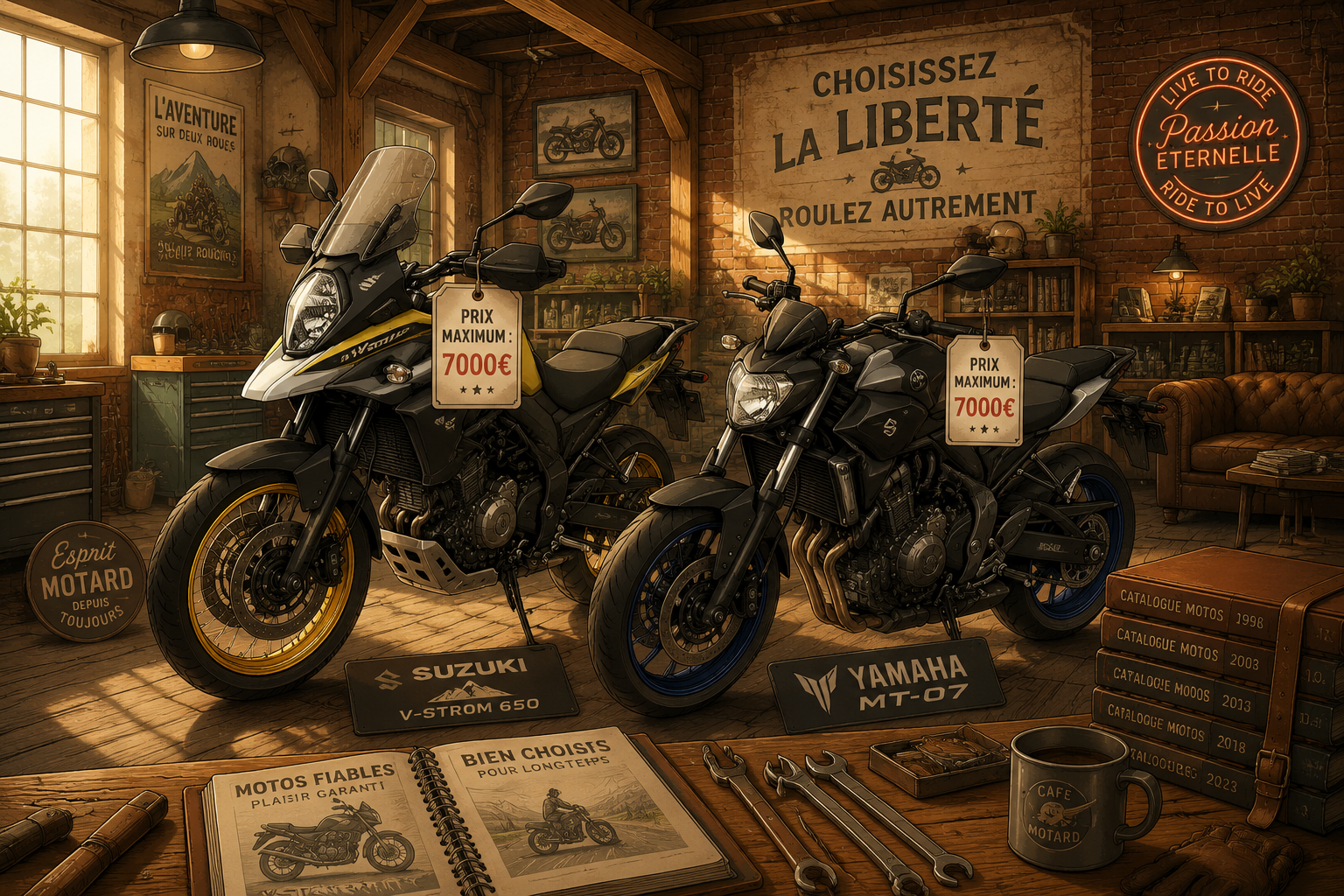 Quelle est la meilleure moto à moins de 7000 euros en 2026 ?