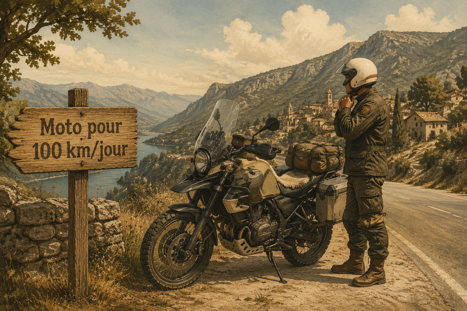 Quelle moto pour 100 km par jour ? Privilégier le confort